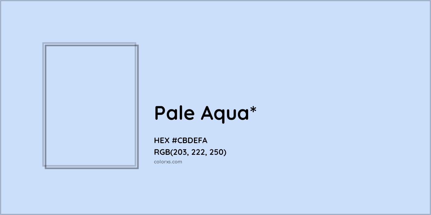 #CBDEFA hex color. RGB, RYB, CMYK, HSL, HSV codes and color conversions. Matching color names, palettes, paints.