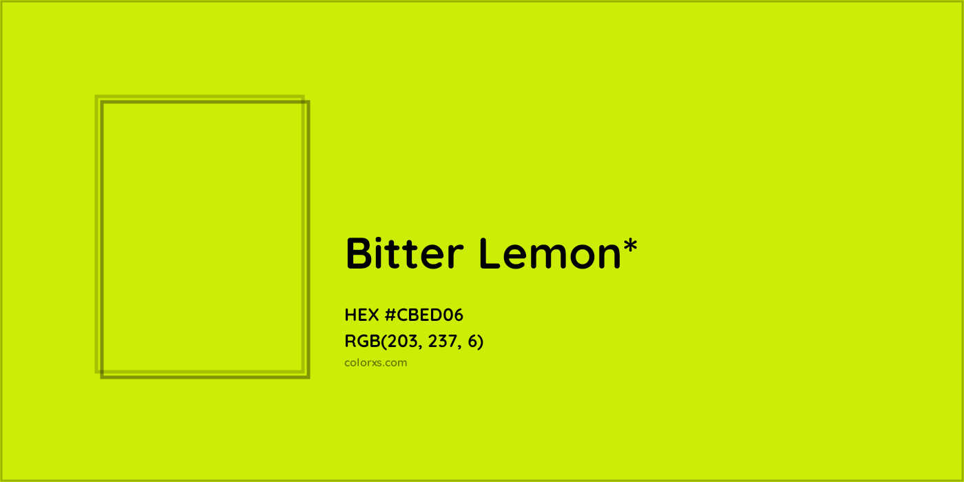 #CBED06 hex color. RGB, RYB, CMYK, HSL, HSV codes and color conversions. Matching color names, palettes, paints.