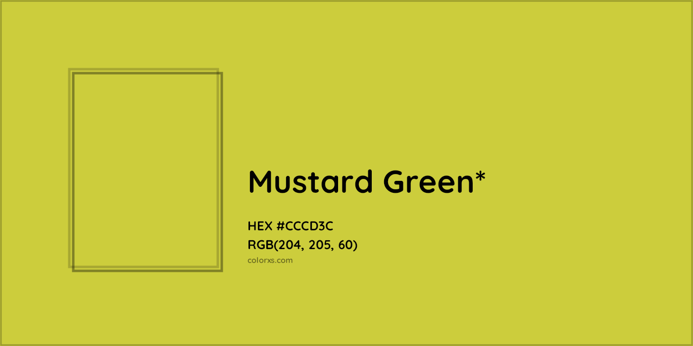 #CCCD3C hex color. RGB, RYB, CMYK, HSL, HSV codes and color conversions. Matching color names, palettes, paints.