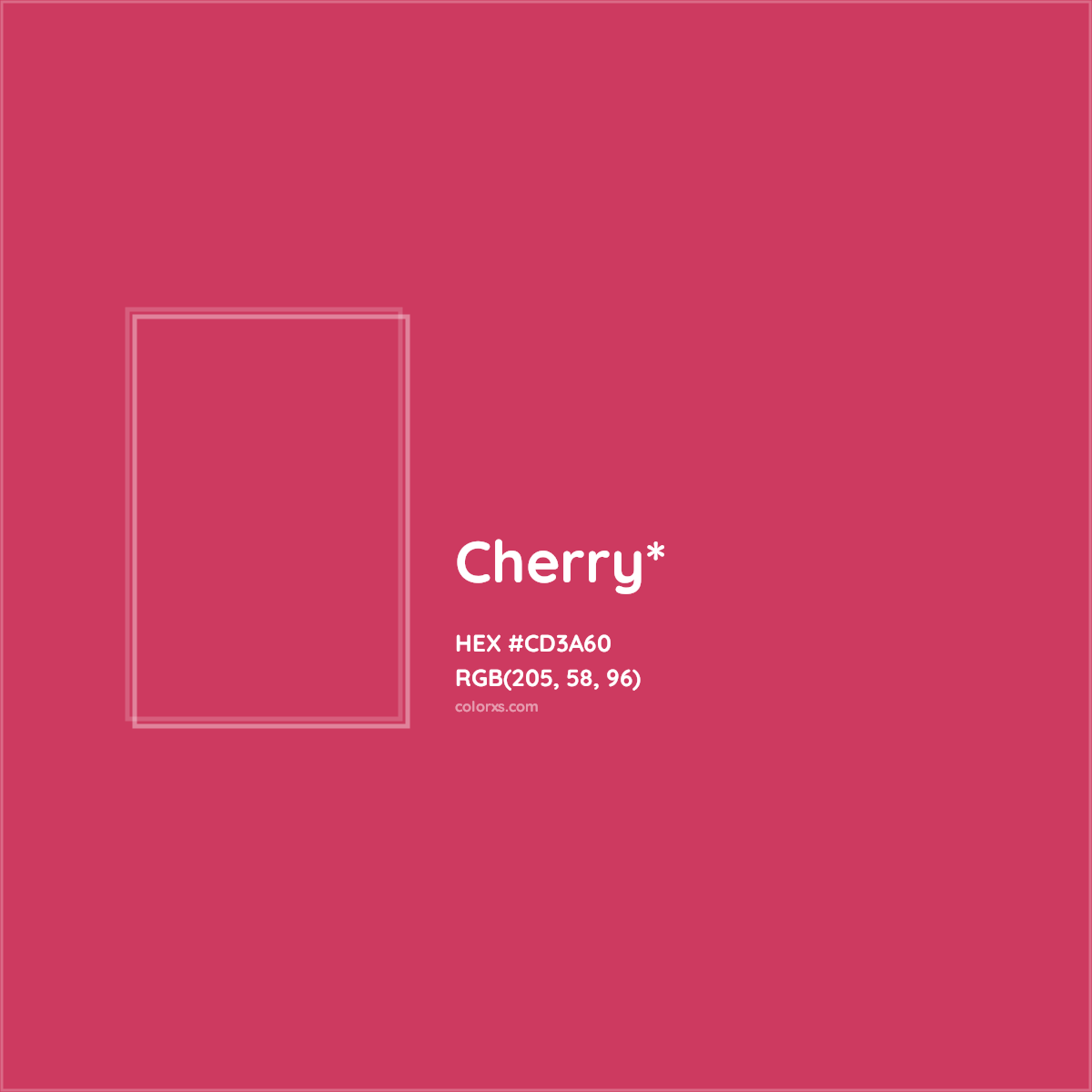 #CD3A60 hex color. RGB, RYB, CMYK, HSL, HSV codes and color conversions. Matching color names, palettes, paints.