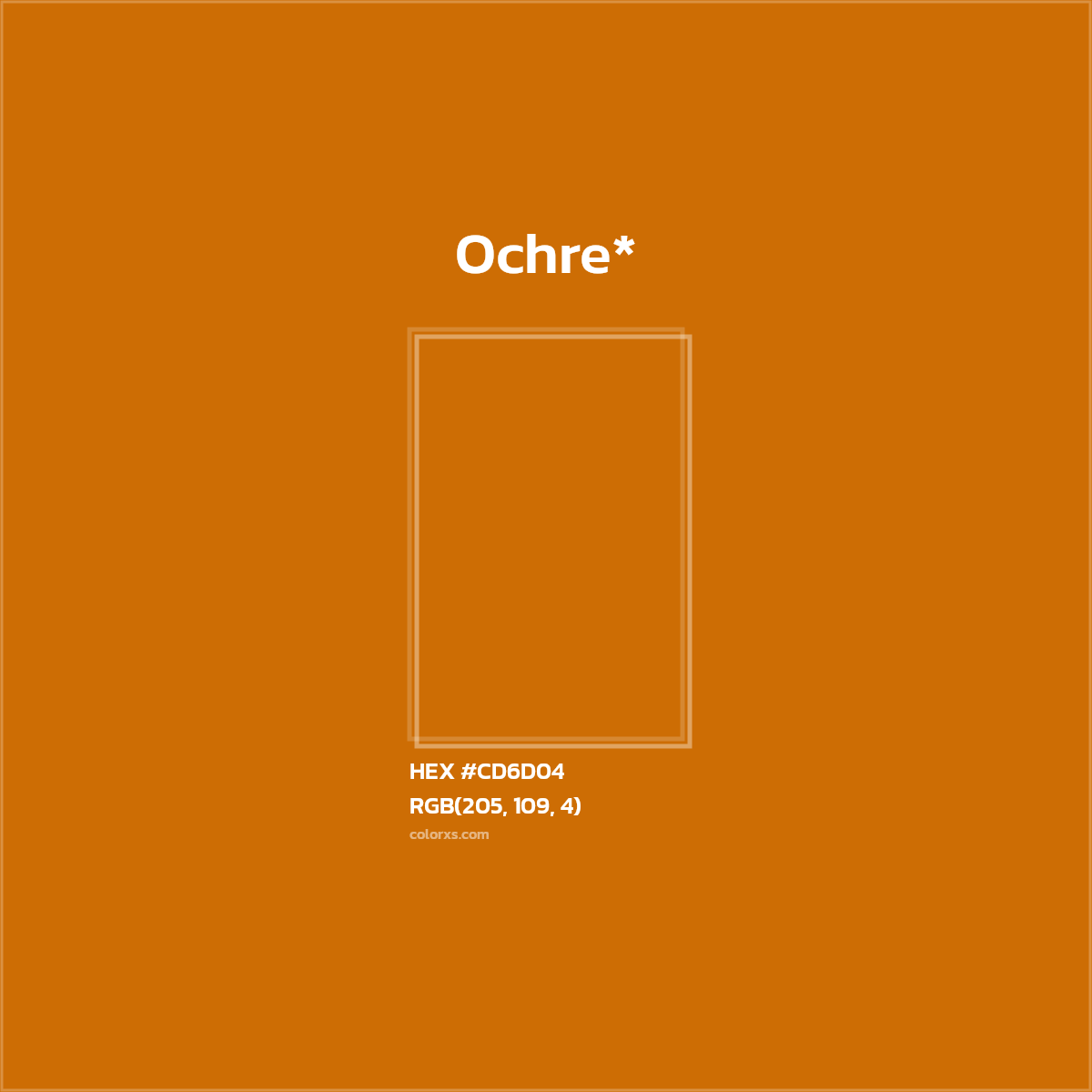 #CD6D04 hex color. RGB, RYB, CMYK, HSL, HSV codes and color conversions. Matching color names, palettes, paints.