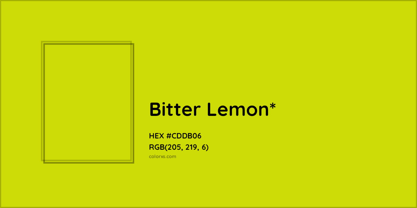 #CDDB06 hex color. RGB, RYB, CMYK, HSL, HSV codes and color conversions. Matching color names, palettes, paints.