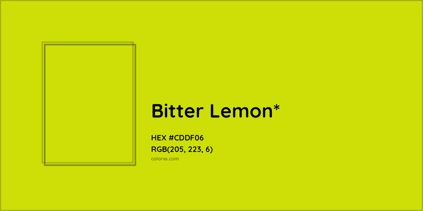 #CDDF06 hex color. RGB, RYB, CMYK, HSL, HSV codes and color conversions. Matching color names, palettes, paints.