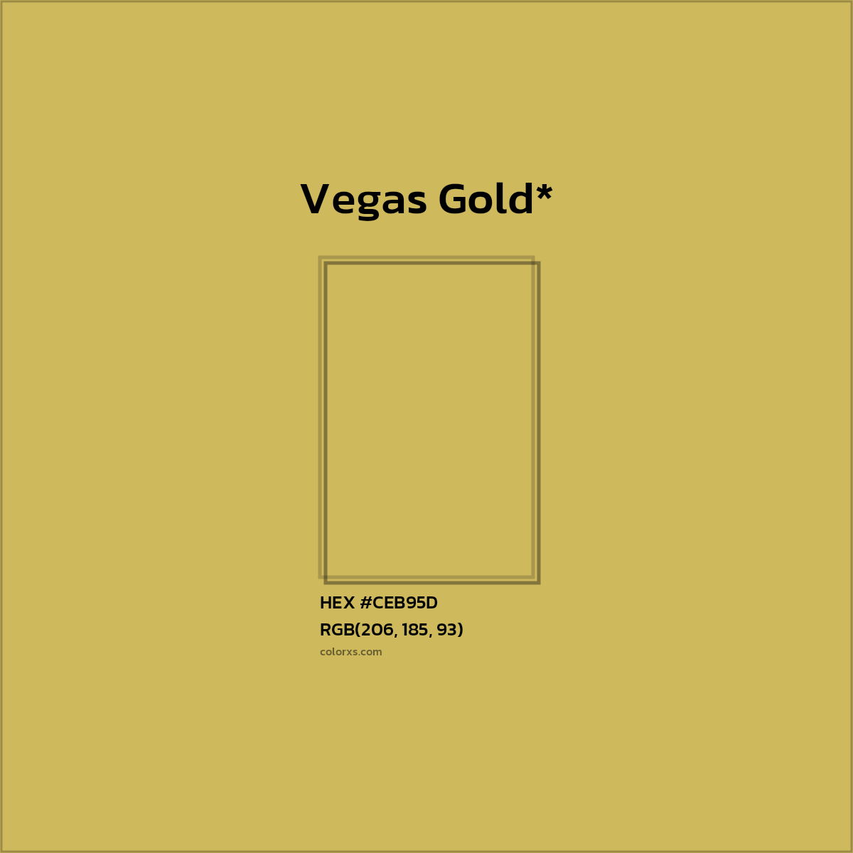 #CEB95D hex color. RGB, RYB, CMYK, HSL, HSV codes and color conversions. Matching color names, palettes, paints.