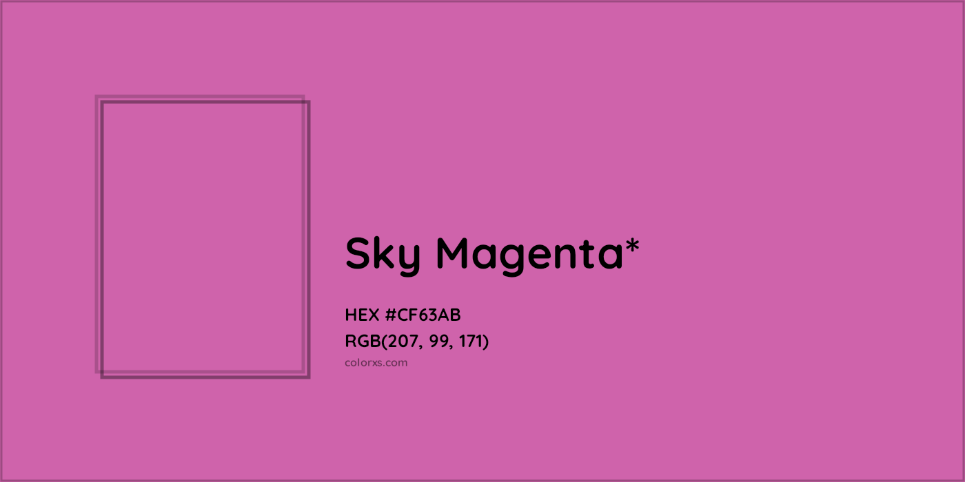 #CF63AB hex color. RGB, RYB, CMYK, HSL, HSV codes and color conversions. Matching color names, palettes, paints.