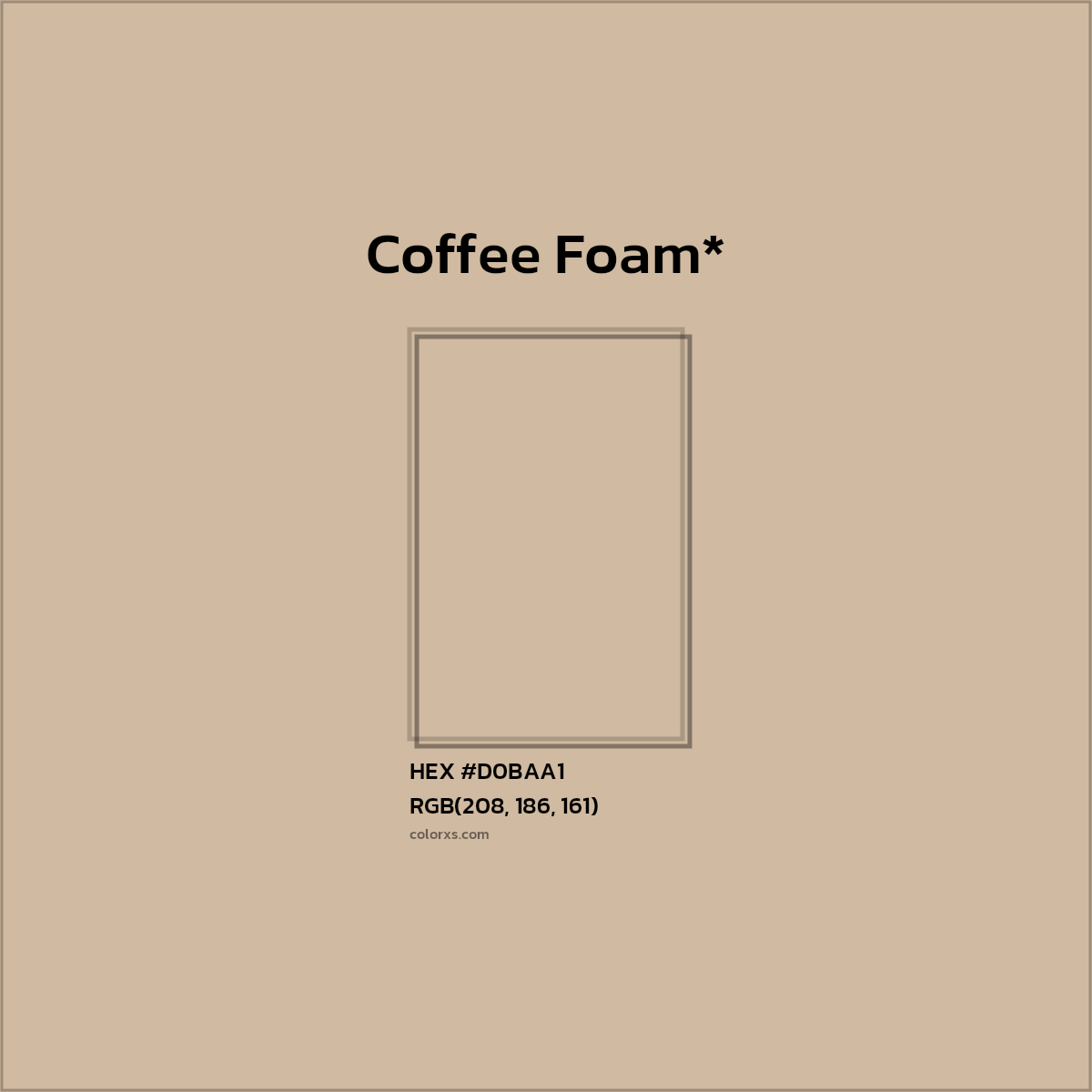 #D0BAA1 hex color. RGB, RYB, CMYK, HSL, HSV codes and color conversions. Matching color names, palettes, paints.