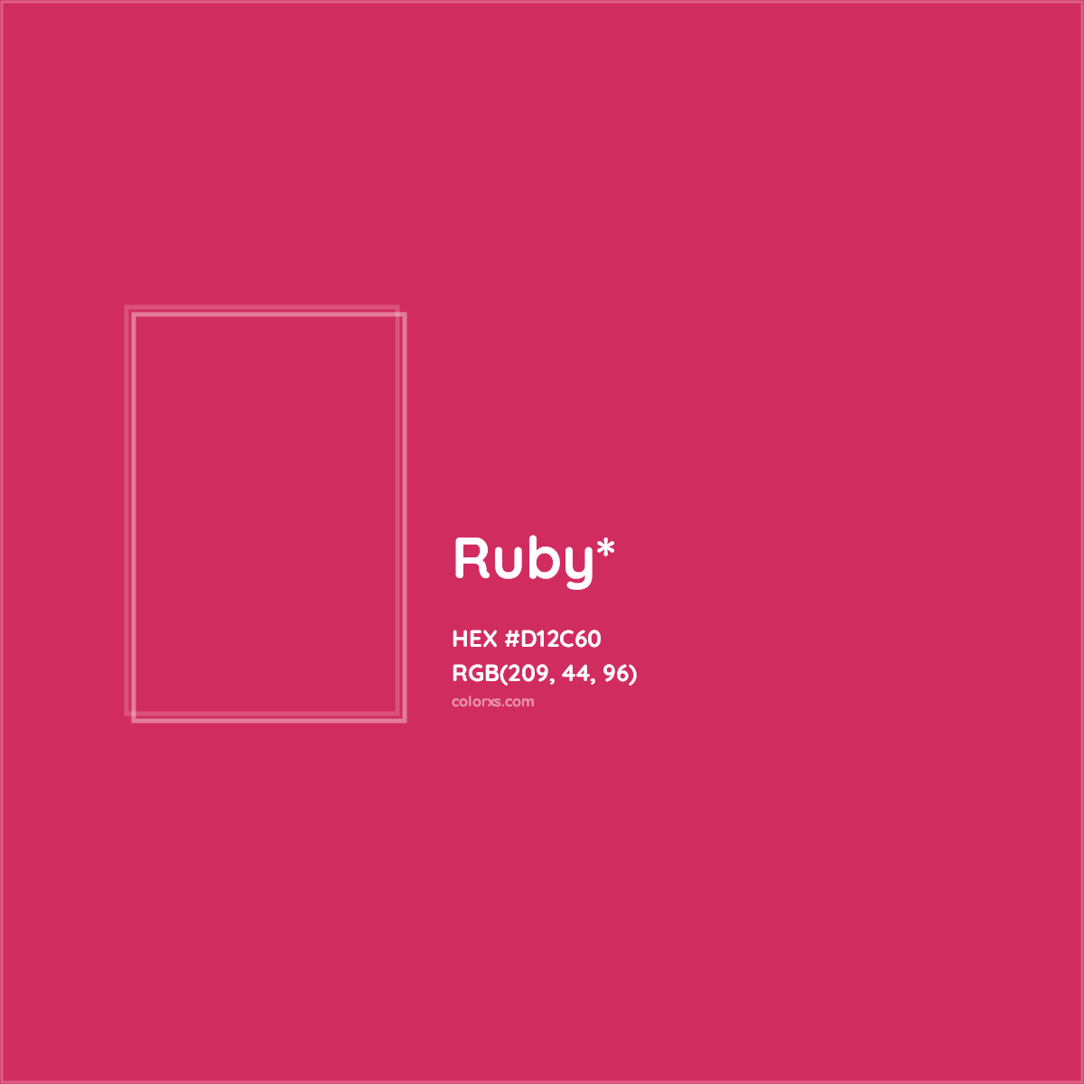#D12C60 hex color. RGB, RYB, CMYK, HSL, HSV codes and color conversions. Matching color names, palettes, paints.