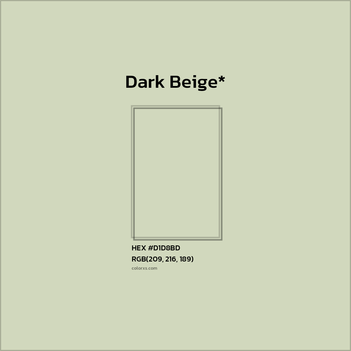 #D1D8BD hex color. RGB, RYB, CMYK, HSL, HSV codes and color conversions. Matching color names, palettes, paints.