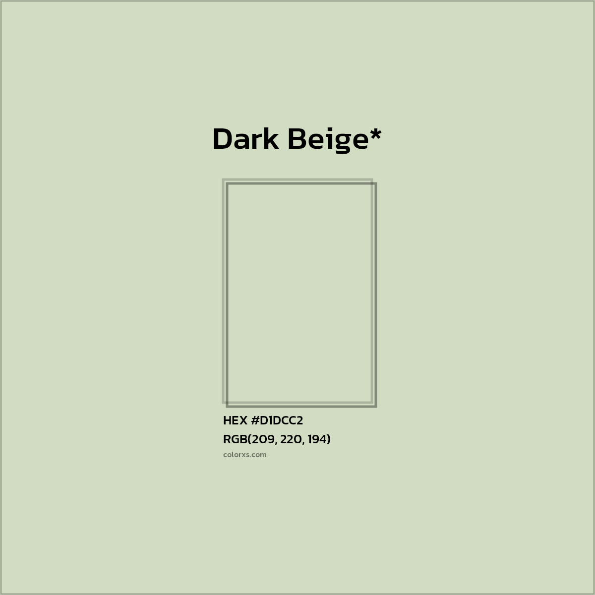 #D1DCC2 hex color. RGB, RYB, CMYK, HSL, HSV codes and color conversions. Matching color names, palettes, paints.