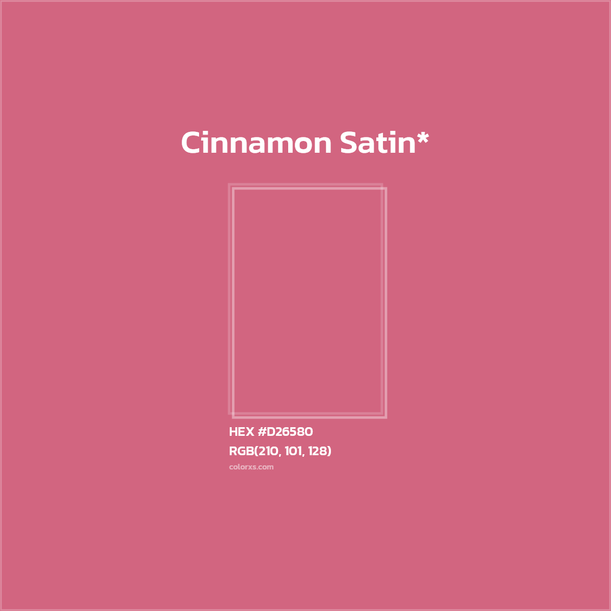 #D26580 hex color. RGB, RYB, CMYK, HSL, HSV codes and color conversions. Matching color names, palettes, paints.