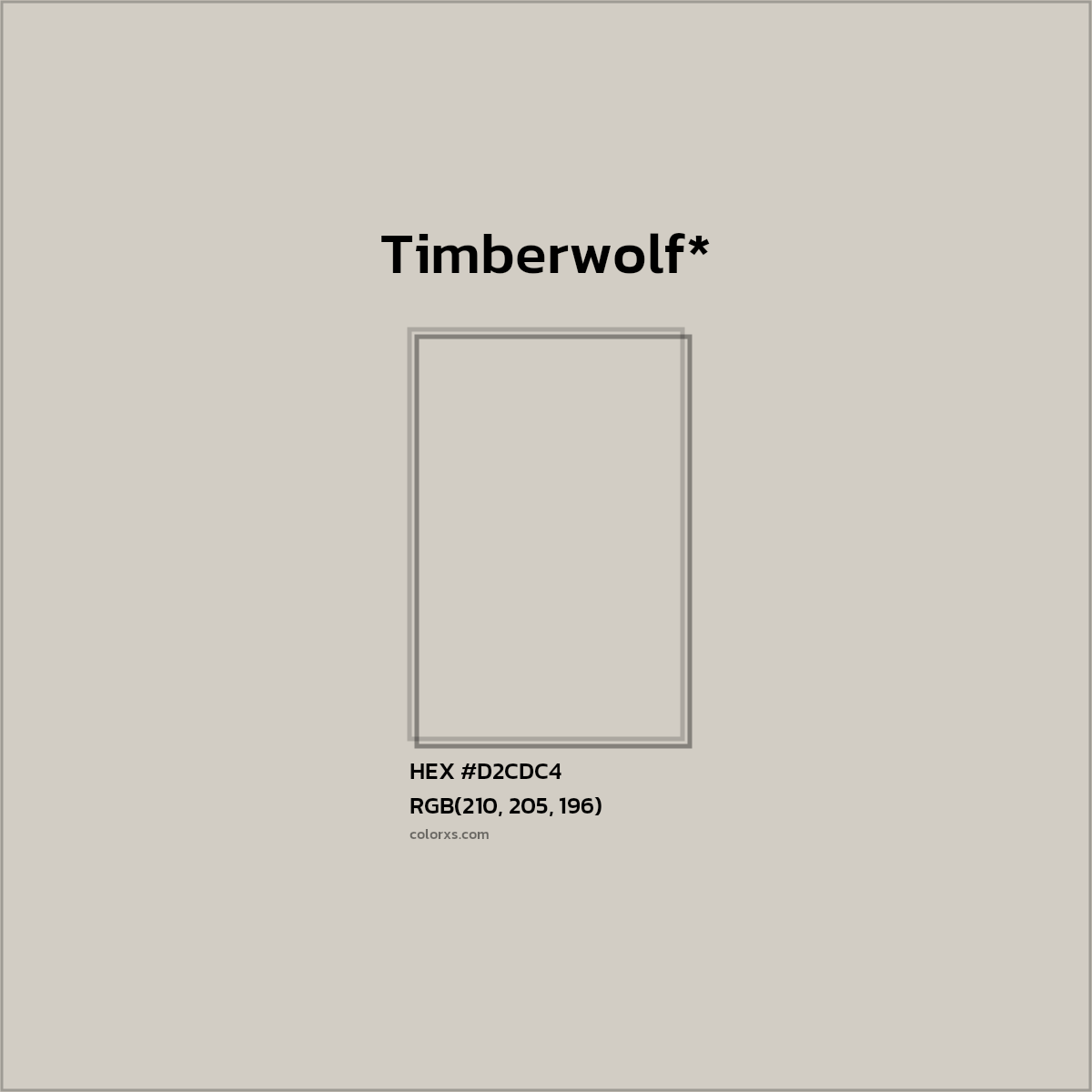 #D2CDC4 hex color. RGB, RYB, CMYK, HSL, HSV codes and color conversions. Matching color names, palettes, paints.