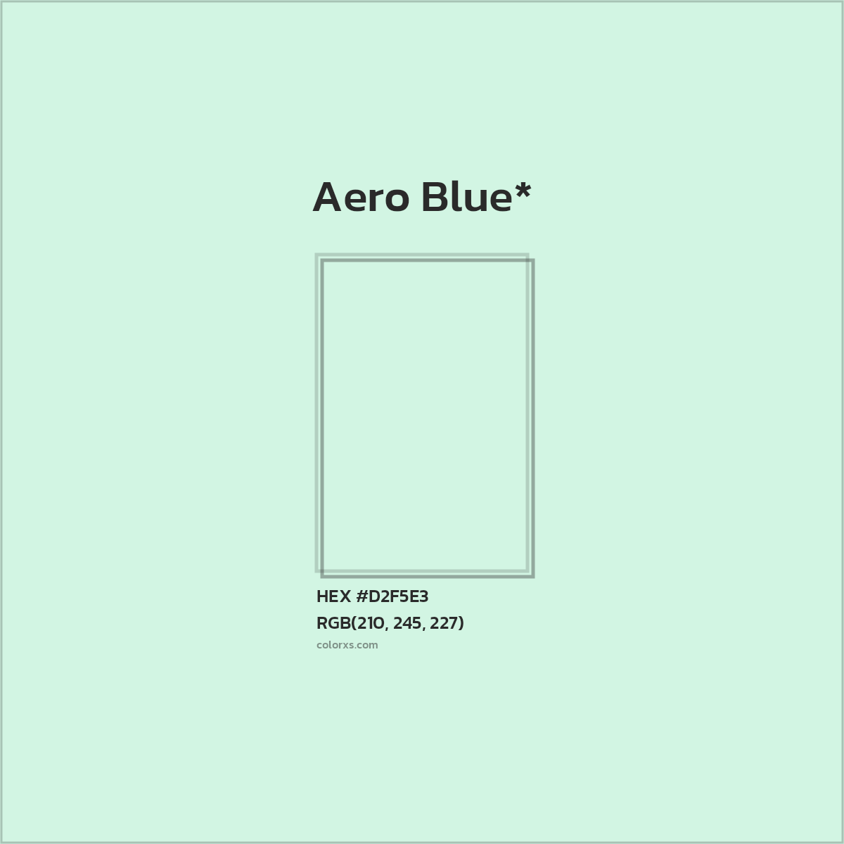 #D2F5E3 hex color. RGB, RYB, CMYK, HSL, HSV codes and color conversions. Matching color names, palettes, paints.
