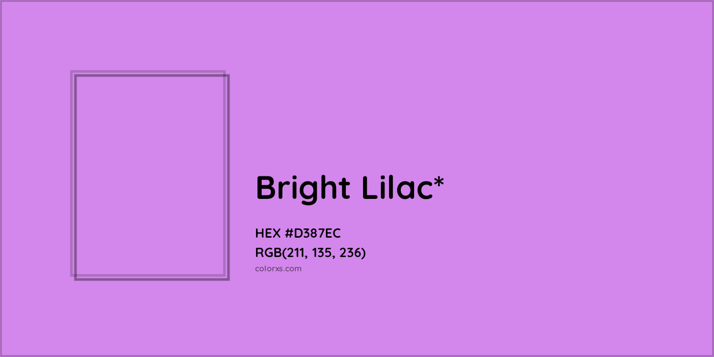 #D387EC hex color. RGB, RYB, CMYK, HSL, HSV codes and color conversions. Matching color names, palettes, paints.