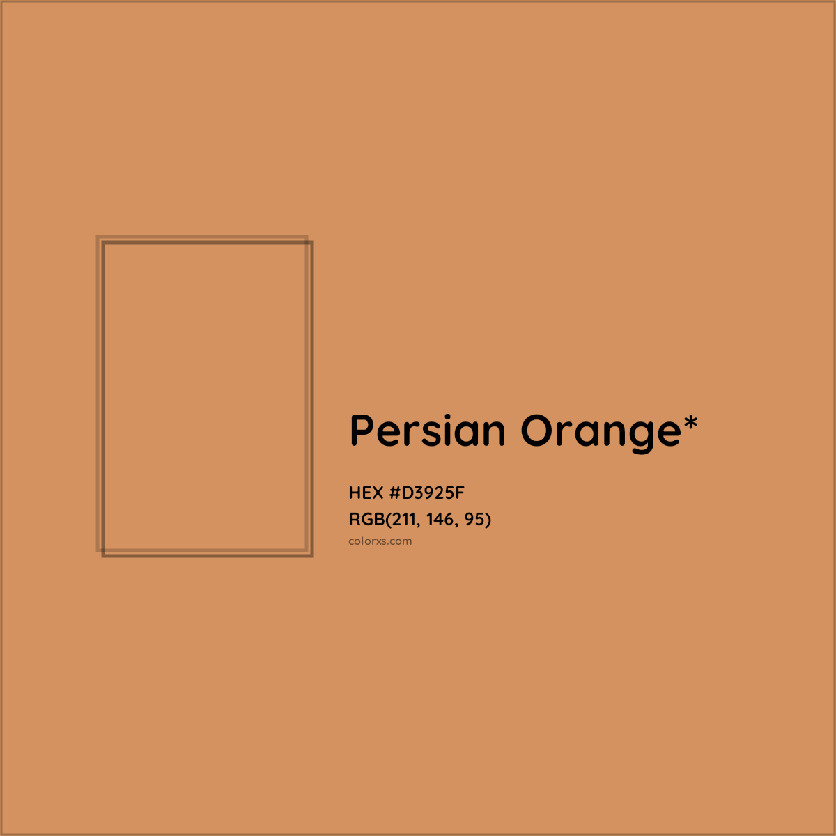 #D3925F hex color. RGB, RYB, CMYK, HSL, HSV codes and color conversions. Matching color names, palettes, paints.