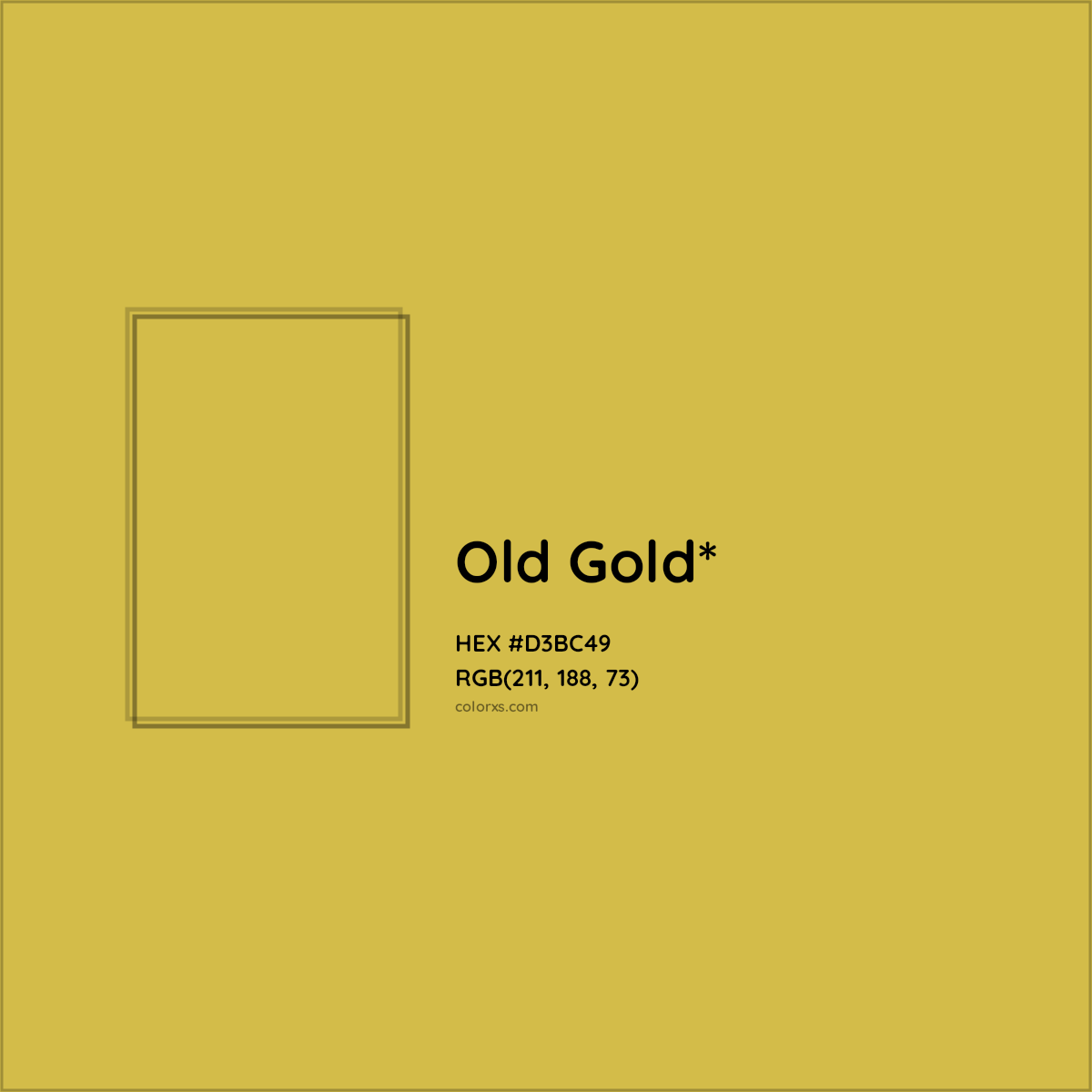 #D3BC49 hex color. RGB, RYB, CMYK, HSL, HSV codes and color conversions. Matching color names, palettes, paints.
