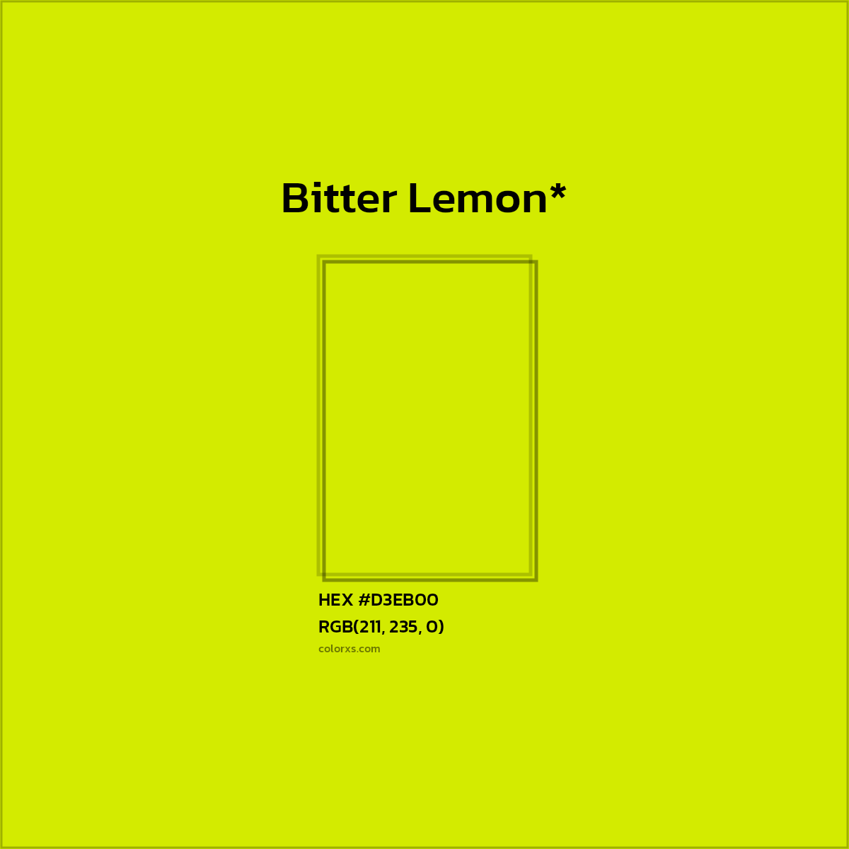 #D3EB00 hex color. RGB, RYB, CMYK, HSL, HSV codes and color conversions. Matching color names, palettes, paints.