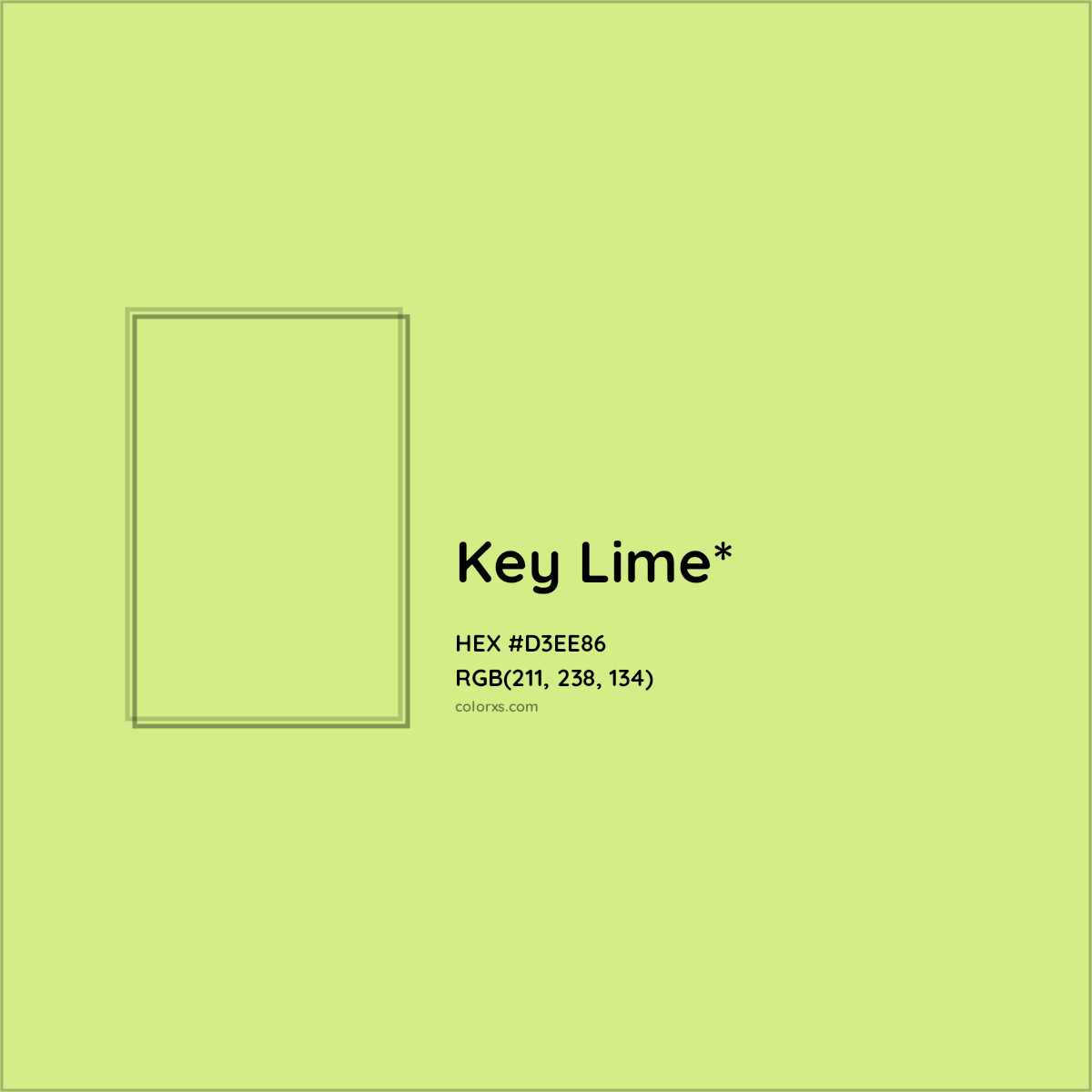 #D3EE86 hex color. RGB, RYB, CMYK, HSL, HSV codes and color conversions. Matching color names, palettes, paints.