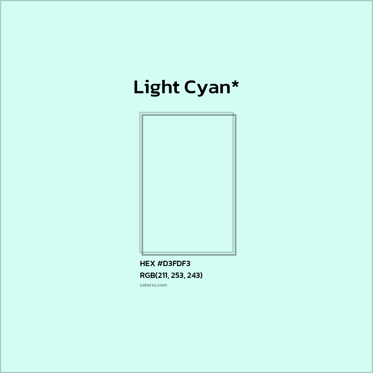 #D3FDF3 hex color. RGB, RYB, CMYK, HSL, HSV codes and color conversions. Matching color names, palettes, paints.