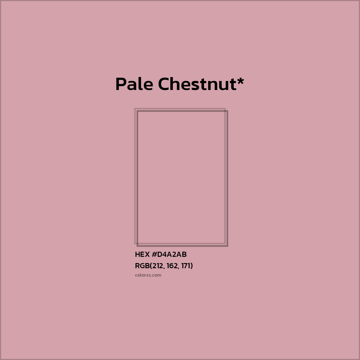 #D4A2AB hex color. RGB, RYB, CMYK, HSL, HSV codes and color conversions. Matching color names, palettes, paints.