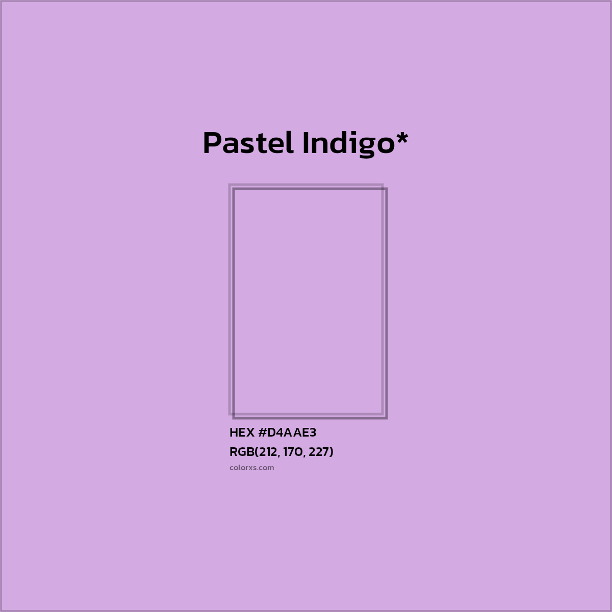 #D4AAE3 hex color. RGB, RYB, CMYK, HSL, HSV codes and color conversions. Matching color names, palettes, paints.