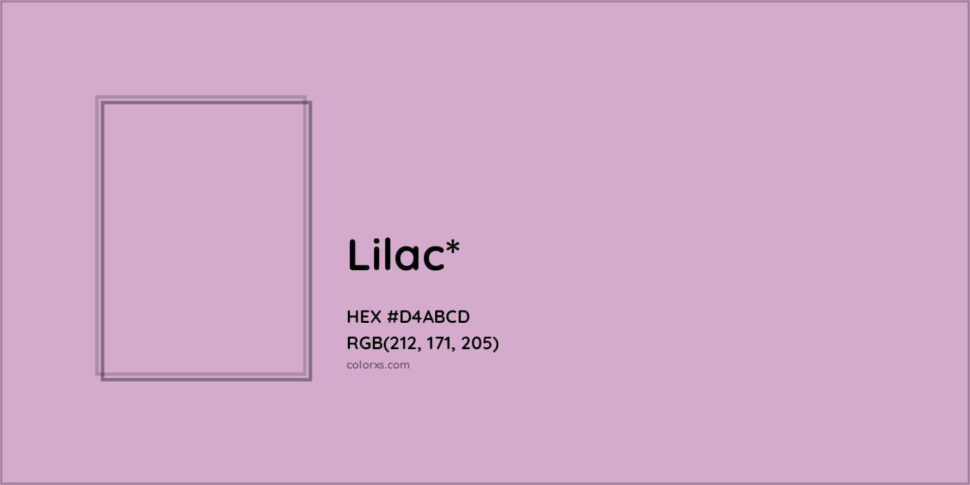 #D4ABCD hex color. RGB, RYB, CMYK, HSL, HSV codes and color conversions. Matching color names, palettes, paints.