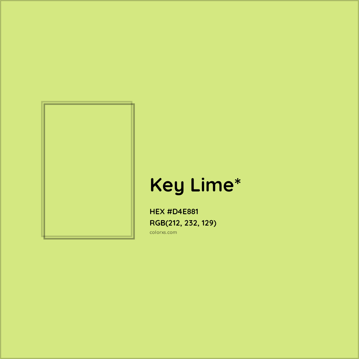 #D4E881 hex color. RGB, RYB, CMYK, HSL, HSV codes and color conversions. Matching color names, palettes, paints.