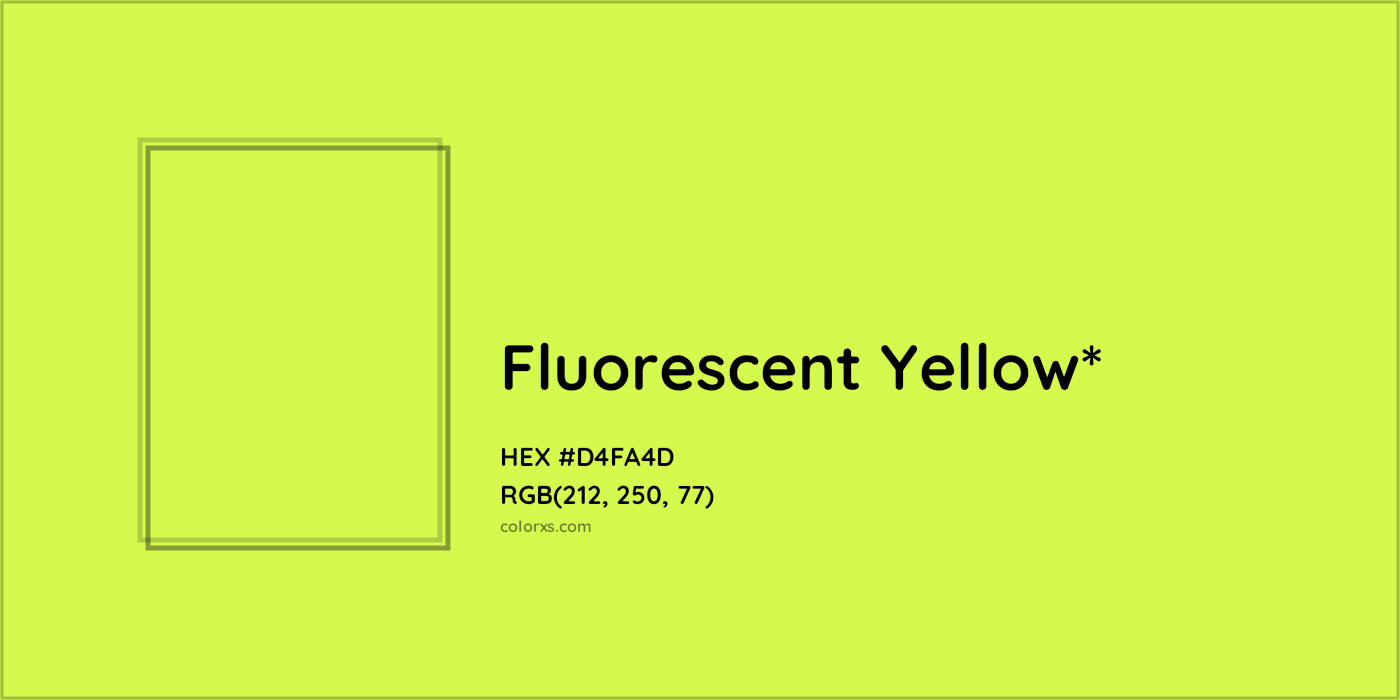 #D4FA4D hex color. RGB, RYB, CMYK, HSL, HSV codes and color conversions. Matching color names, palettes, paints.