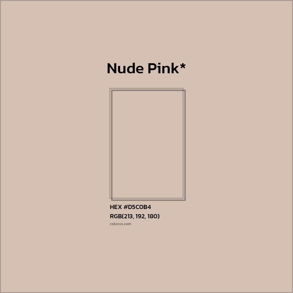 #D5C0B4 hex color. RGB, RYB, CMYK, HSL, HSV codes and color conversions. Matching color names, palettes, paints.