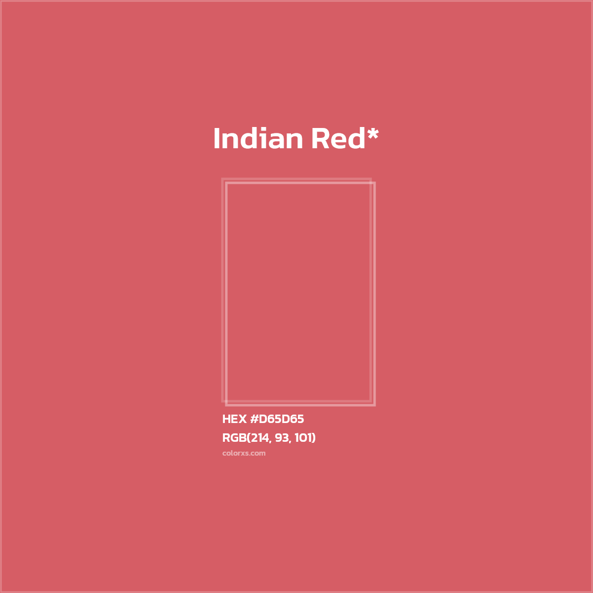 #D65D65 hex color. RGB, RYB, CMYK, HSL, HSV codes and color conversions. Matching color names, palettes, paints.