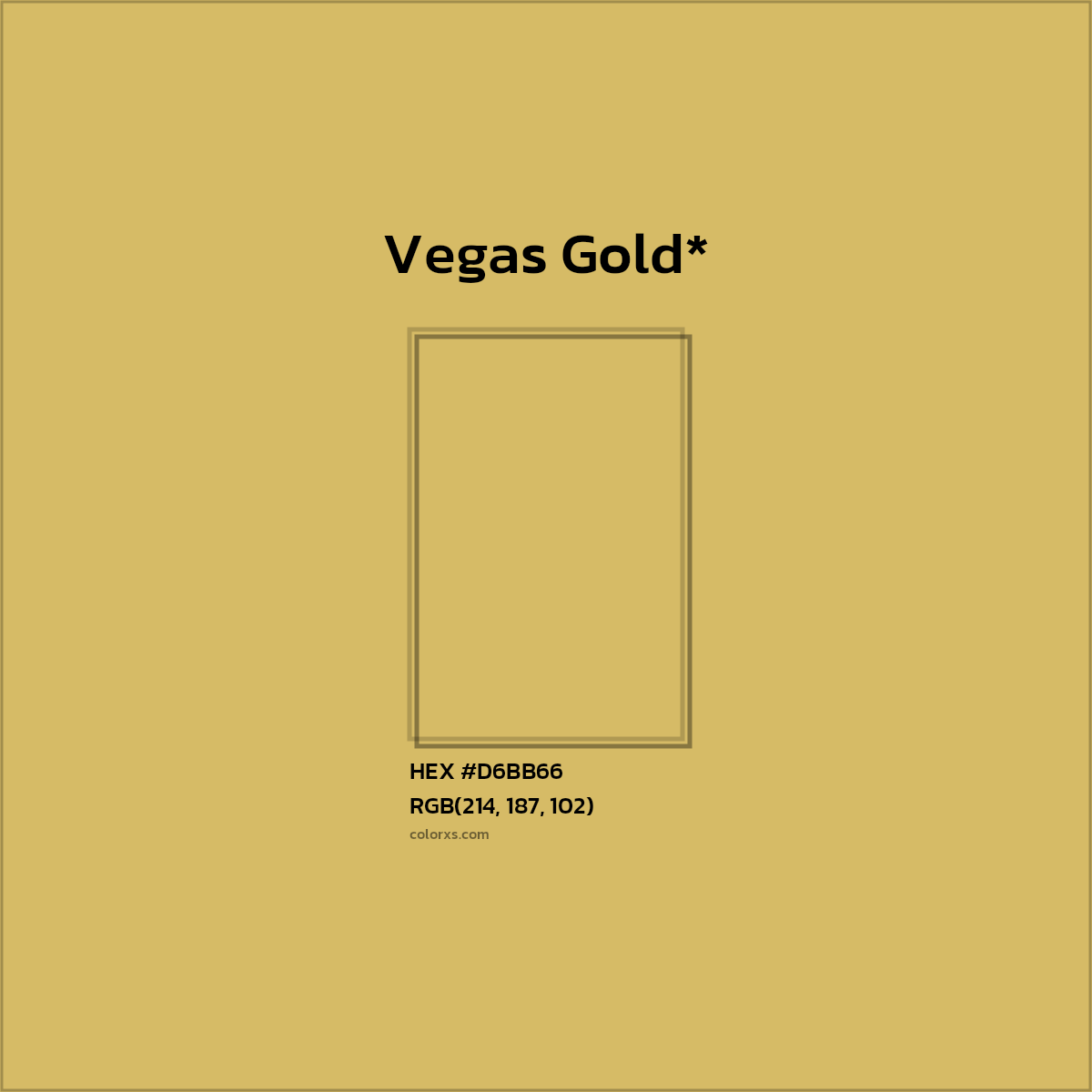 #D6BB66 hex color. RGB, RYB, CMYK, HSL, HSV codes and color conversions. Matching color names, palettes, paints.