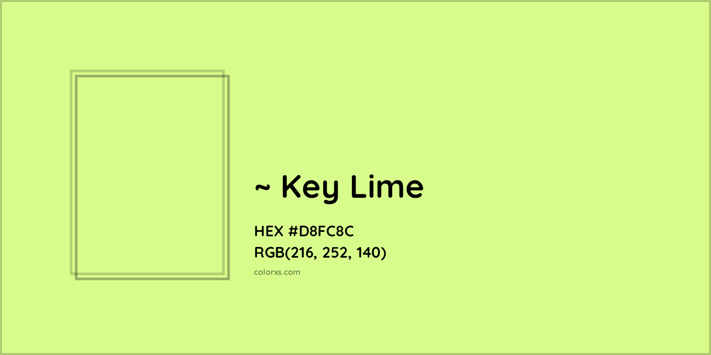 #D8FC8C hex color. RGB, RYB, CMYK, HSL, HSV codes and color conversions. Matching color names, palettes, paints.