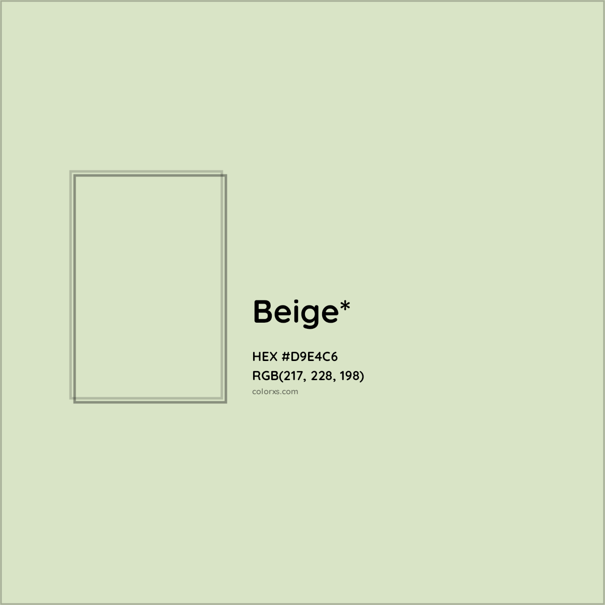 #D9E4C6 hex color. RGB, RYB, CMYK, HSL, HSV codes and color conversions. Matching color names, palettes, paints.