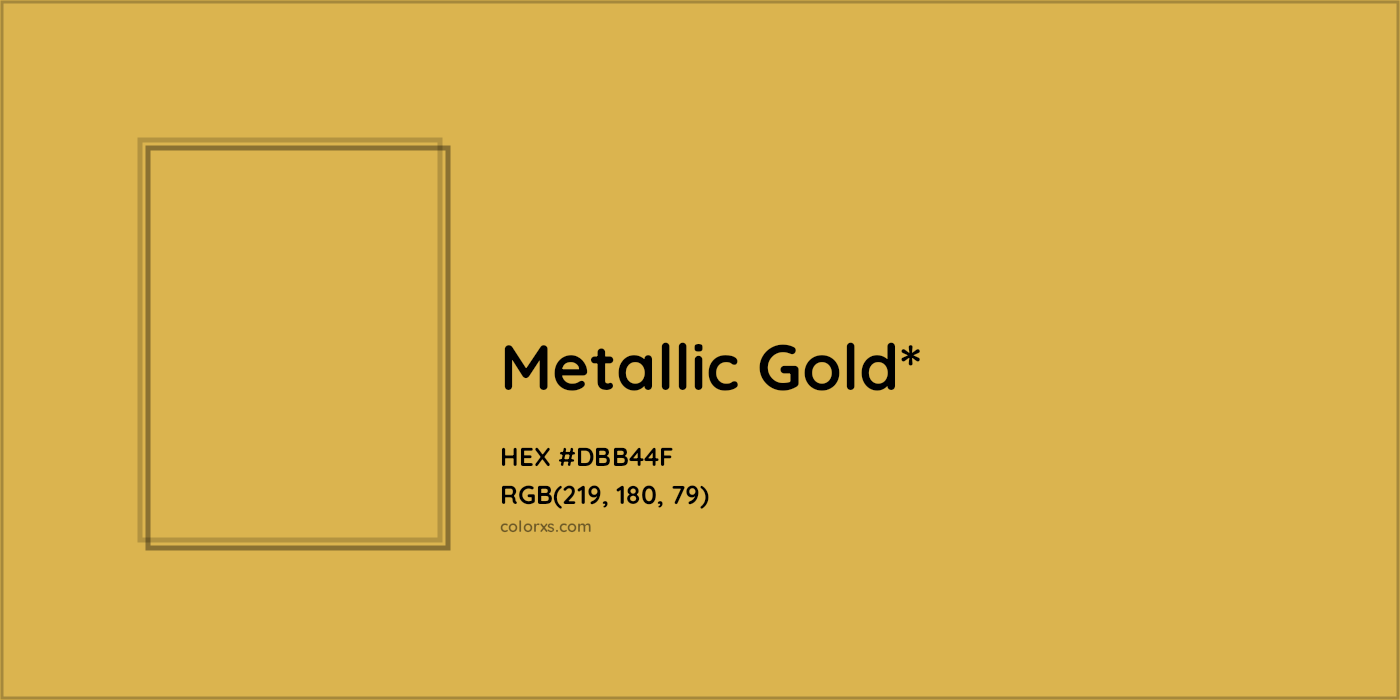 #DBB44F hex color. RGB, RYB, CMYK, HSL, HSV codes and color conversions. Matching color names, palettes, paints.
