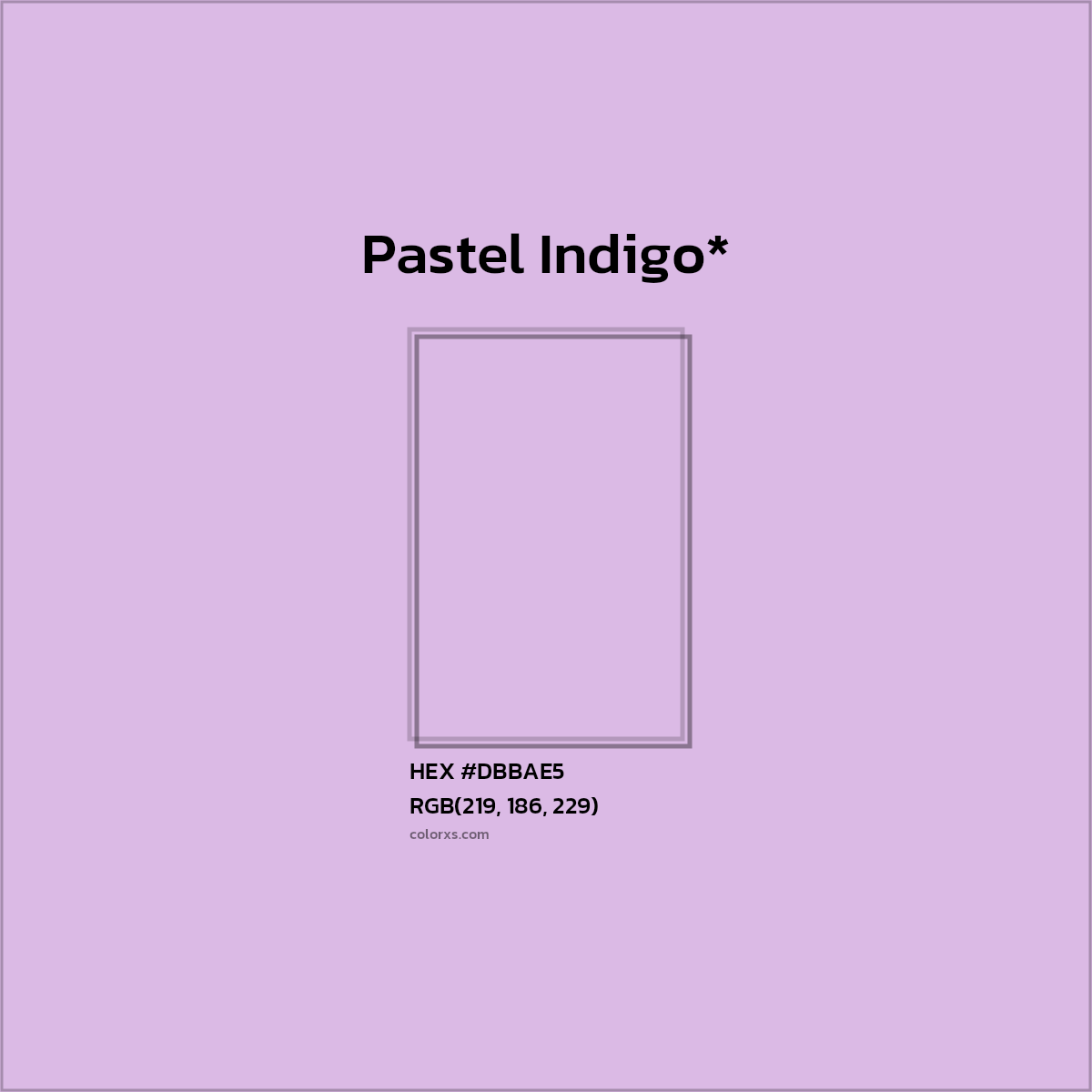 #DBBAE5 hex color. RGB, RYB, CMYK, HSL, HSV codes and color conversions. Matching color names, palettes, paints.