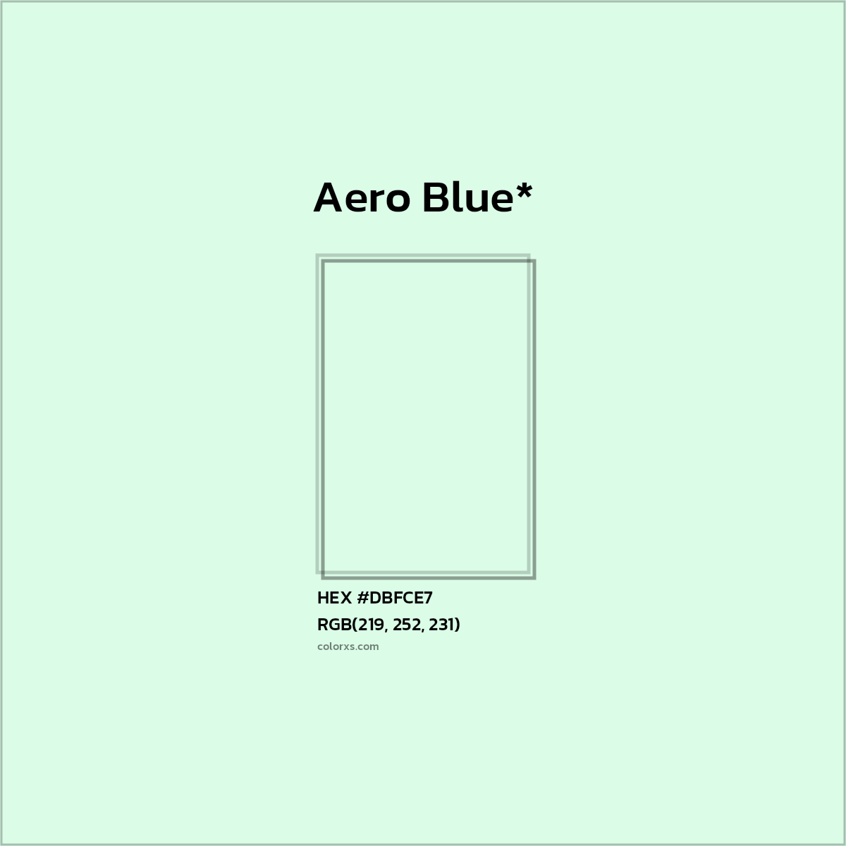#DBFCE7 hex color. RGB, RYB, CMYK, HSL, HSV codes and color conversions. Matching color names, palettes, paints.