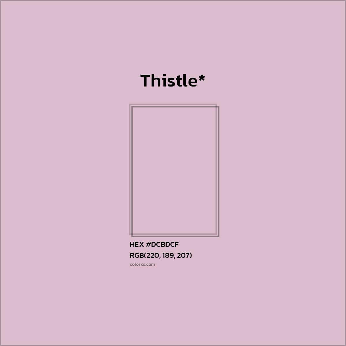 #DCBDCF hex color. RGB, RYB, CMYK, HSL, HSV codes and color conversions. Matching color names, palettes, paints.