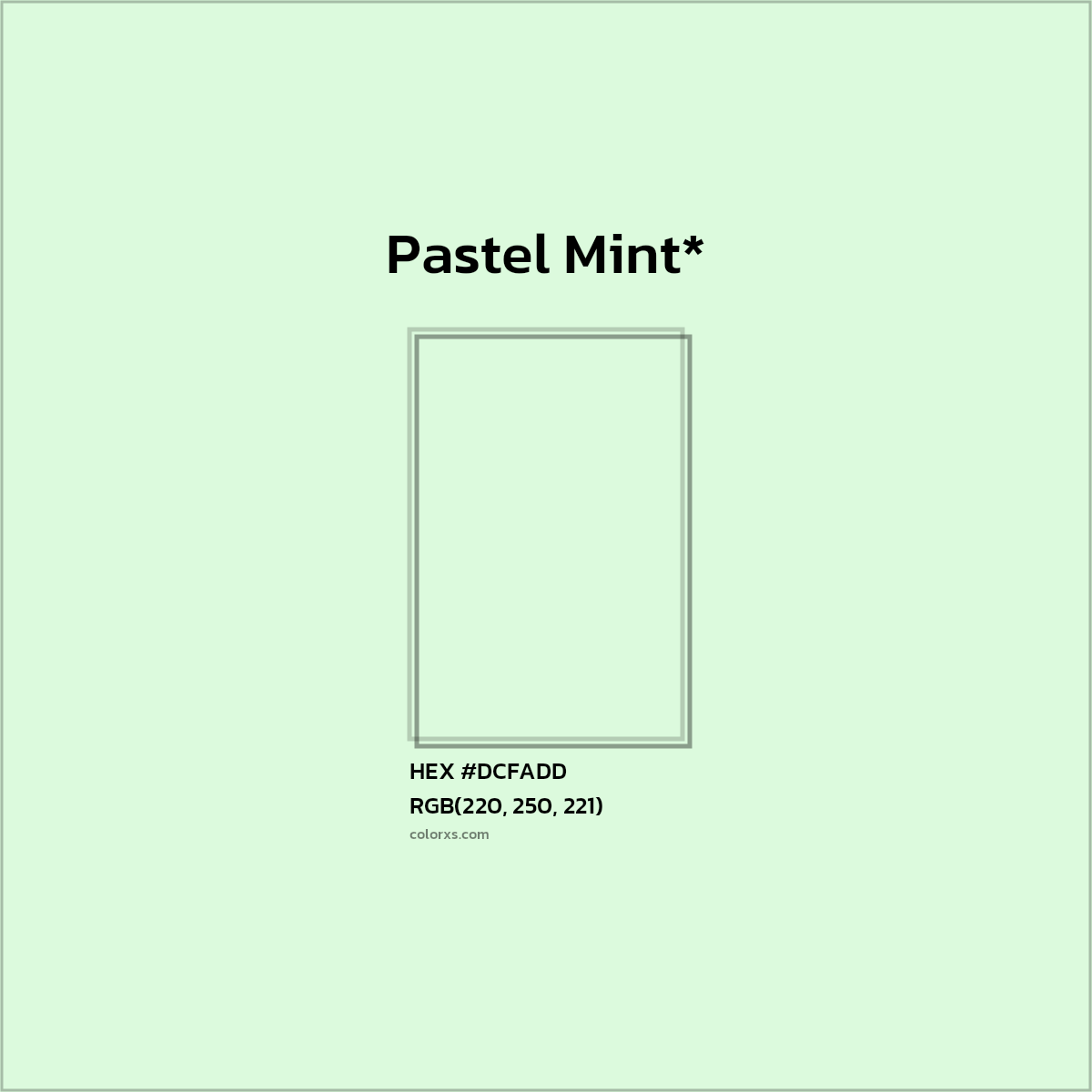 #DCFADD hex color. RGB, RYB, CMYK, HSL, HSV codes and color conversions. Matching color names, palettes, paints.