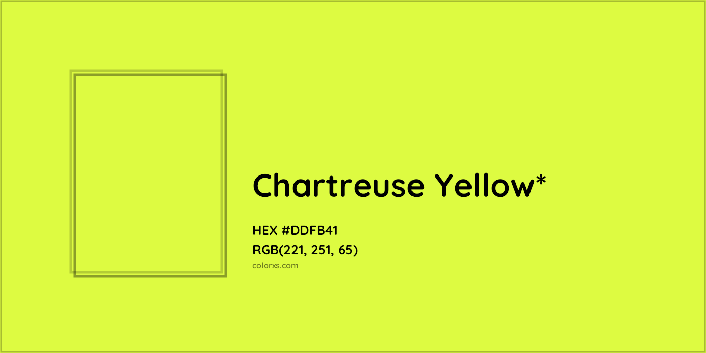 #DDFB41 hex color. RGB, RYB, CMYK, HSL, HSV codes and color conversions. Matching color names, palettes, paints.