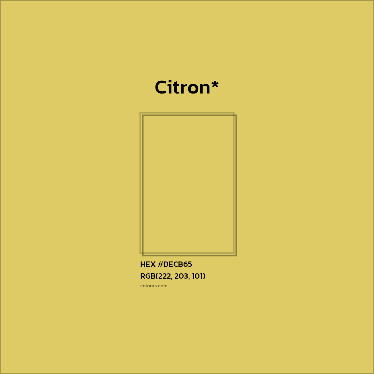 #DECB65 hex color. RGB, RYB, CMYK, HSL, HSV codes and color conversions. Matching color names, palettes, paints.