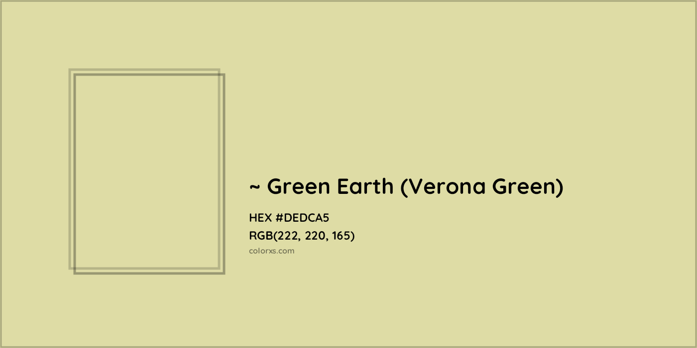 #DEDCA5 hex color. RGB, RYB, CMYK, HSL, HSV codes and color conversions. Matching color names, palettes, paints.