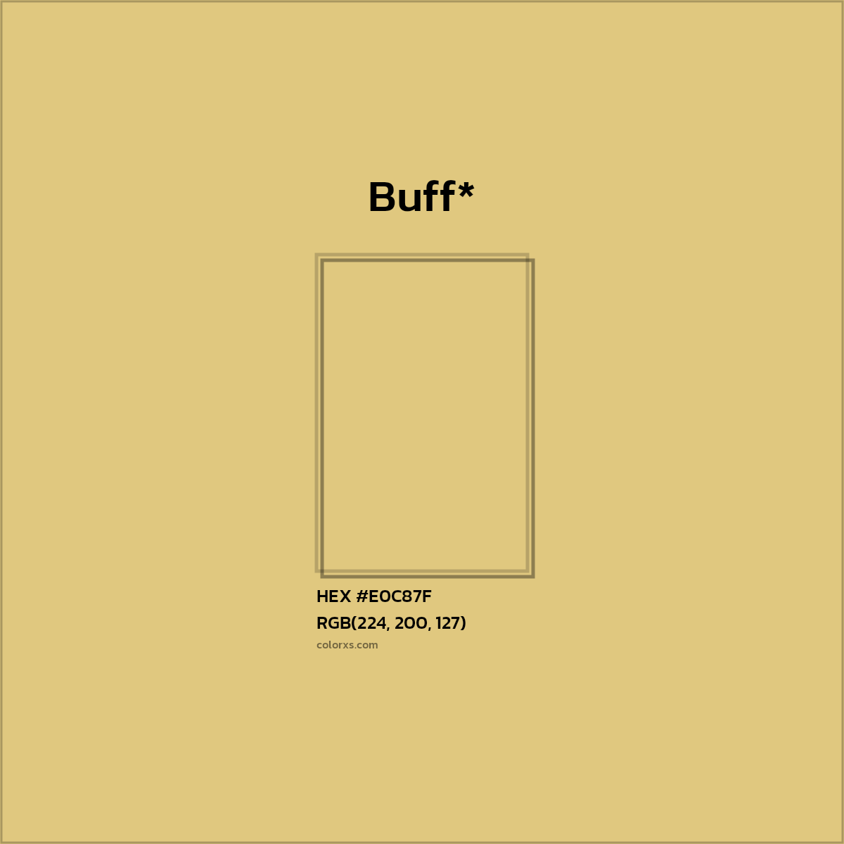 #E0C87F hex color. RGB, RYB, CMYK, HSL, HSV codes and color conversions. Matching color names, palettes, paints.