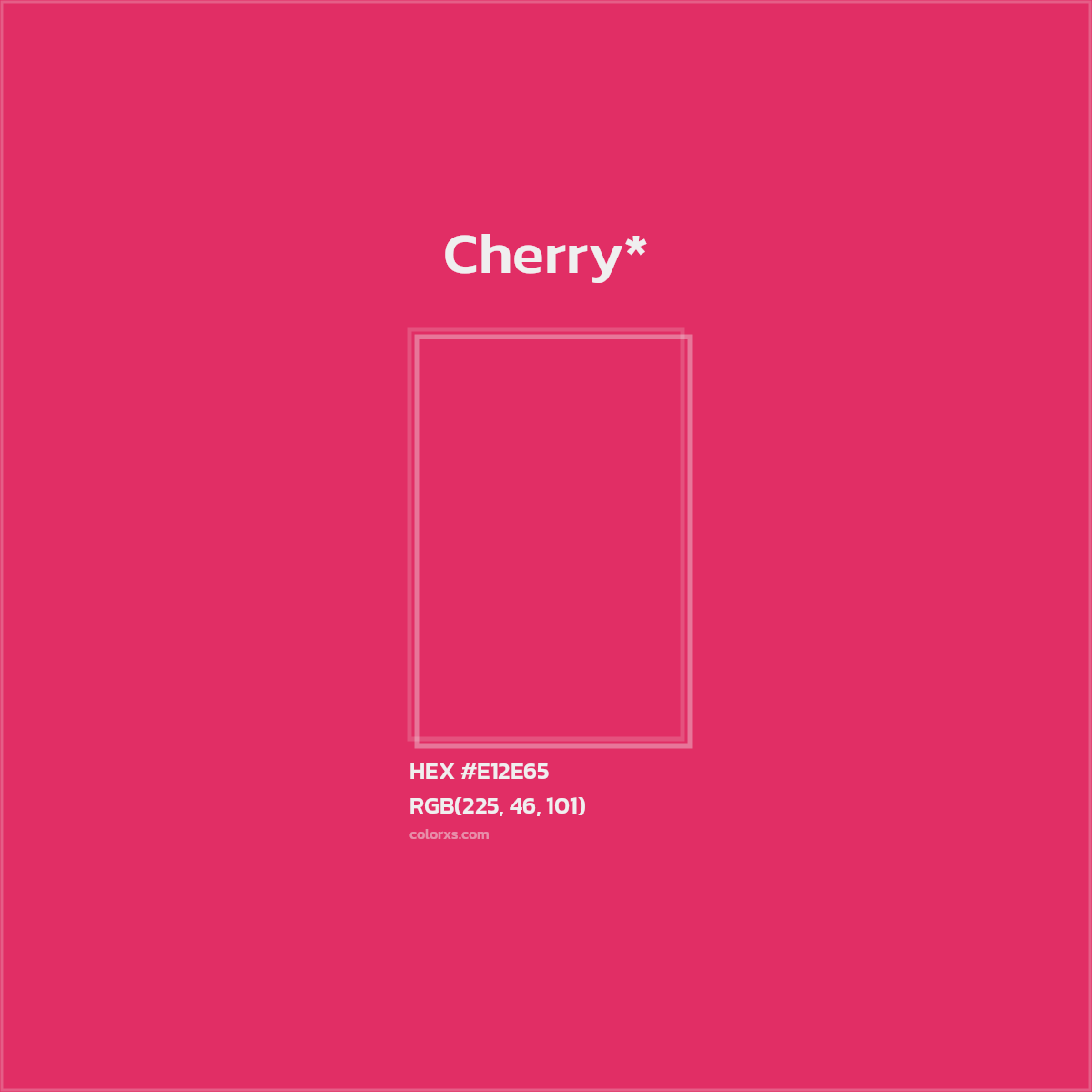#E12E65 hex color. RGB, RYB, CMYK, HSL, HSV codes and color conversions. Matching color names, palettes, paints.