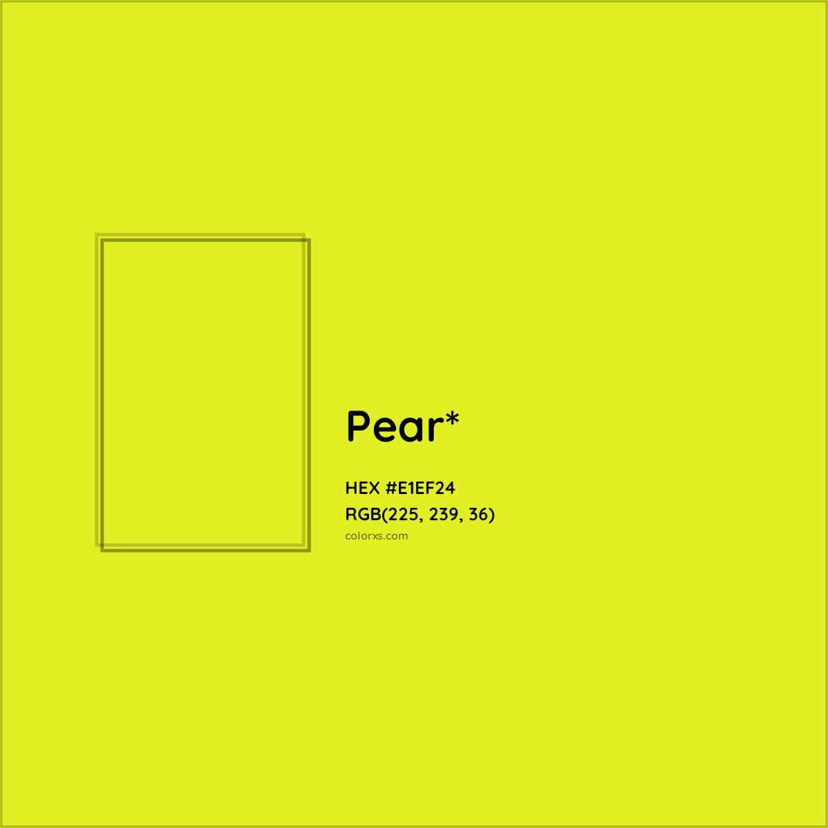 #E1EF24 hex color. RGB, RYB, CMYK, HSL, HSV codes and color conversions. Matching color names, palettes, paints.