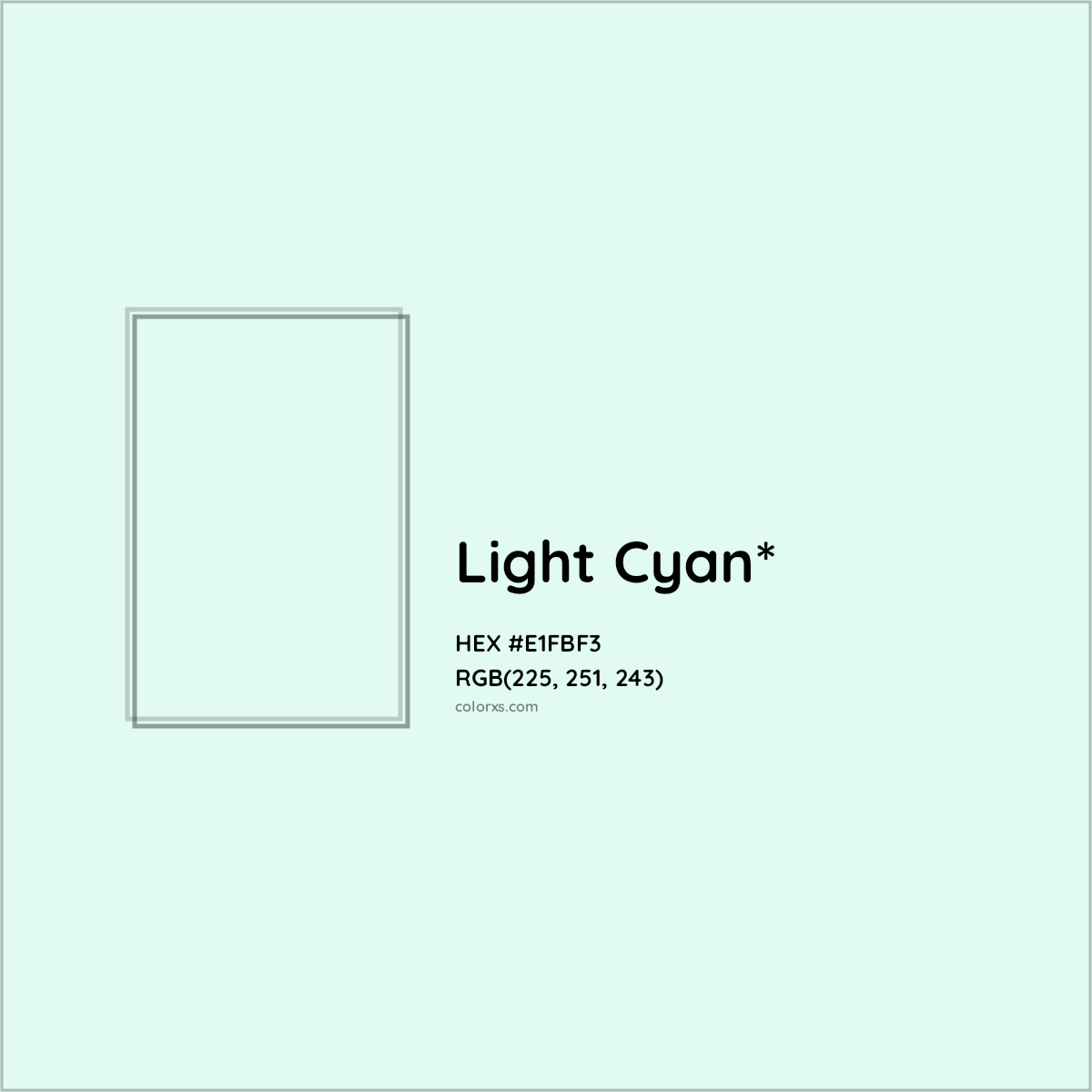 #E1FBF3 hex color. RGB, RYB, CMYK, HSL, HSV codes and color conversions. Matching color names, palettes, paints.