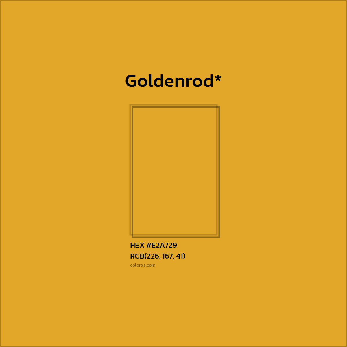 #E2A729 hex color. RGB, RYB, CMYK, HSL, HSV codes and color conversions. Matching color names, palettes, paints.