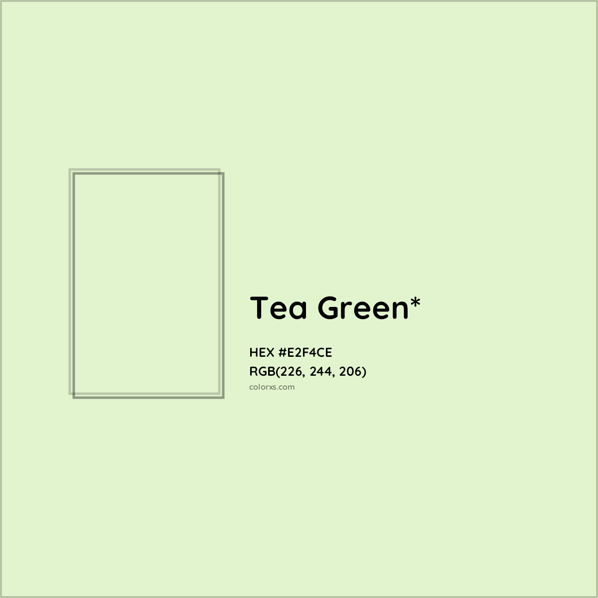 #E2F4CE hex color. RGB, RYB, CMYK, HSL, HSV codes and color conversions. Matching color names, palettes, paints.