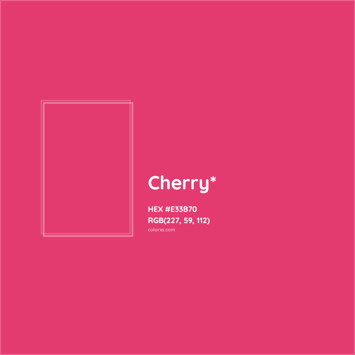 #E33B70 hex color. RGB, RYB, CMYK, HSL, HSV codes and color conversions. Matching color names, palettes, paints.