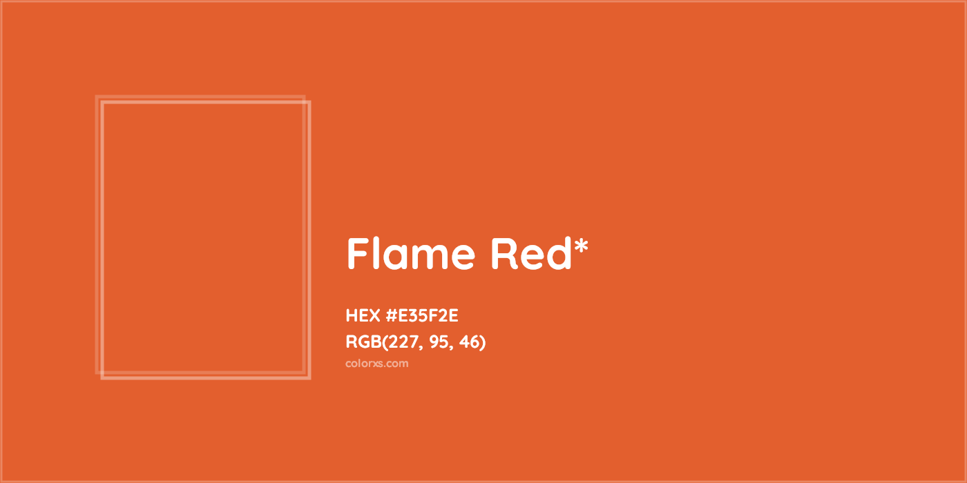 #E35F2E hex color. RGB, RYB, CMYK, HSL, HSV codes and color conversions. Matching color names, palettes, paints.