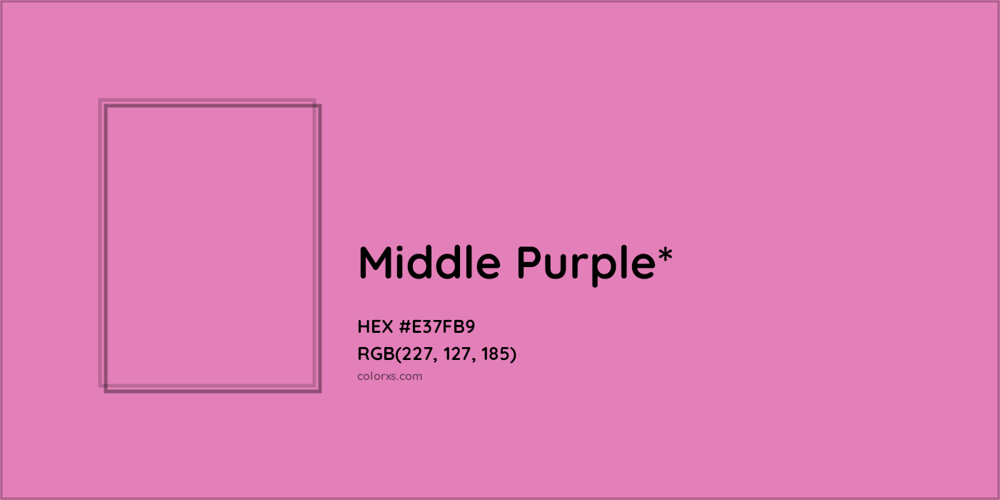 #E37FB9 hex color. RGB, RYB, CMYK, HSL, HSV codes and color conversions. Matching color names, palettes, paints.