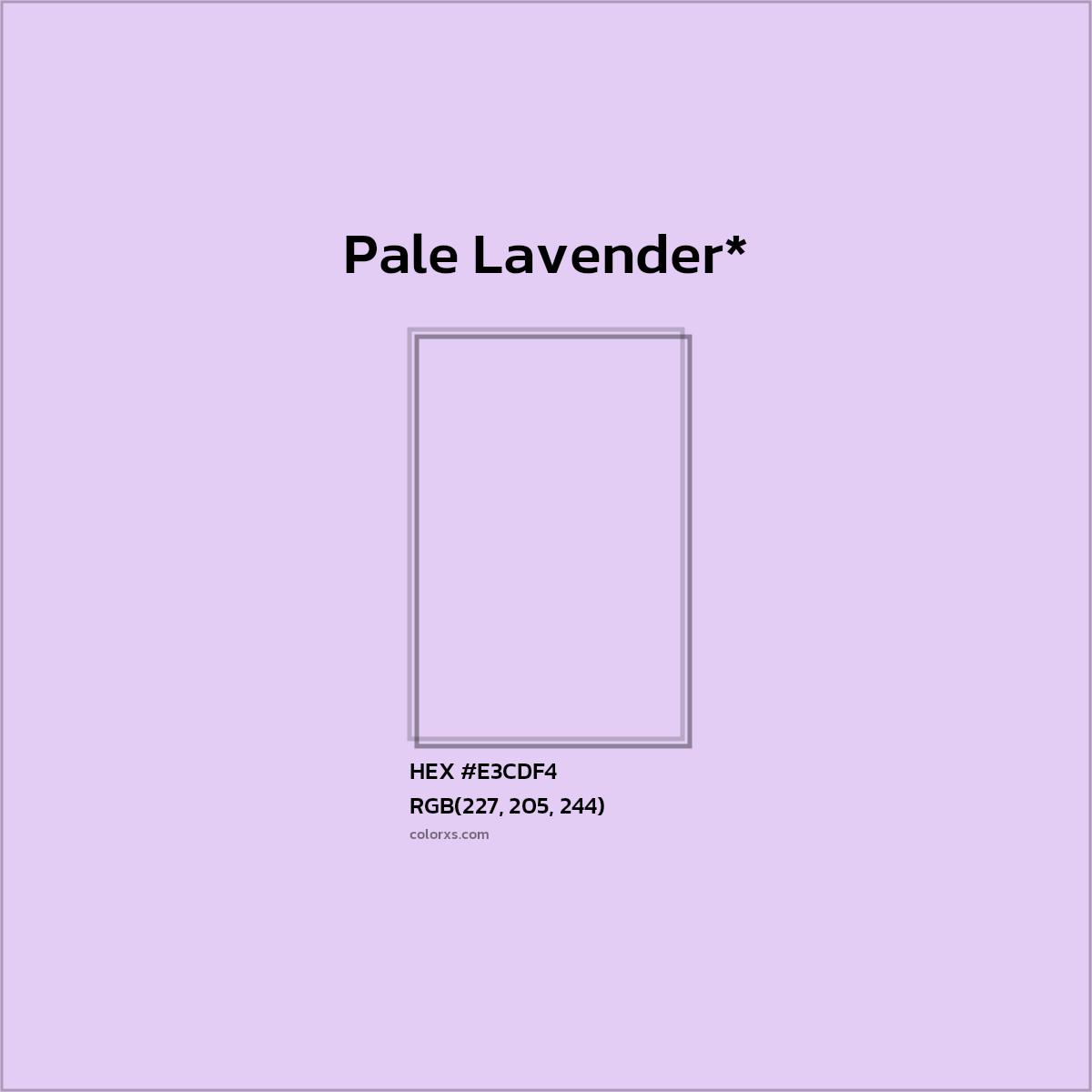 #E3CDF4 hex color. RGB, RYB, CMYK, HSL, HSV codes and color conversions. Matching color names, palettes, paints.